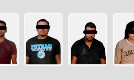 Aseguran a cuatro personas asociadas con robos en Zempoala