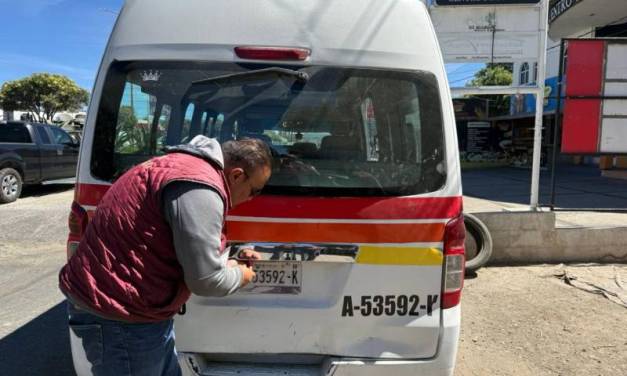 Continúa la vigilancia y supervisión del transporte público