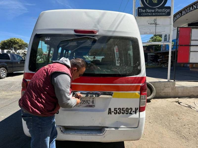 Continúa la vigilancia y supervisión del transporte público