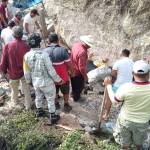 Aún buscan a desaparecidos tras derrumbes en Hidalgo