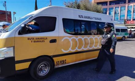Con irregularidades 20% de unidades de transporte público en Pachuca