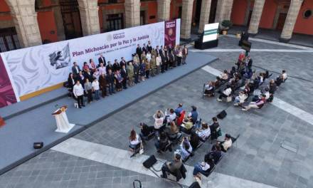 Sheinbaum presenta Plan Michoacán