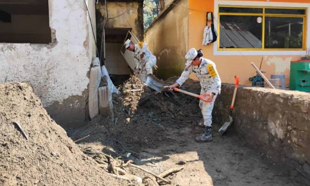 Reportan 98 % de avance en la apertura de caminos y rehabilitación por lluvias