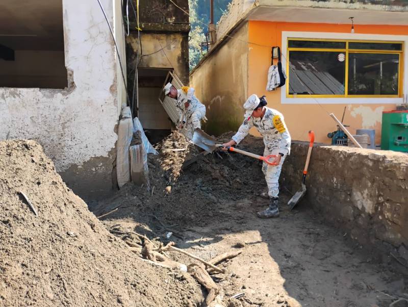 Reportan 98 % de avance en la apertura de caminos y rehabilitación por lluvias