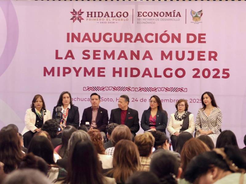 Julio Menchaca inaugura la Semana Mujer MiPyME Hidalgo 2025