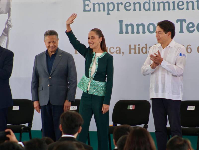 Promete Sheinbaum fondo para patentes en Hidalgo
