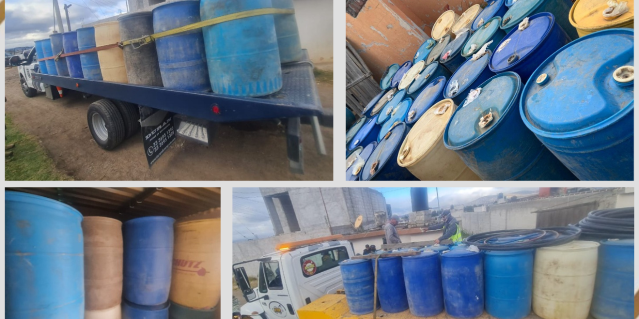 Desarticulan red logística para el robo de hidrocarburo en Santiago Tulantepec