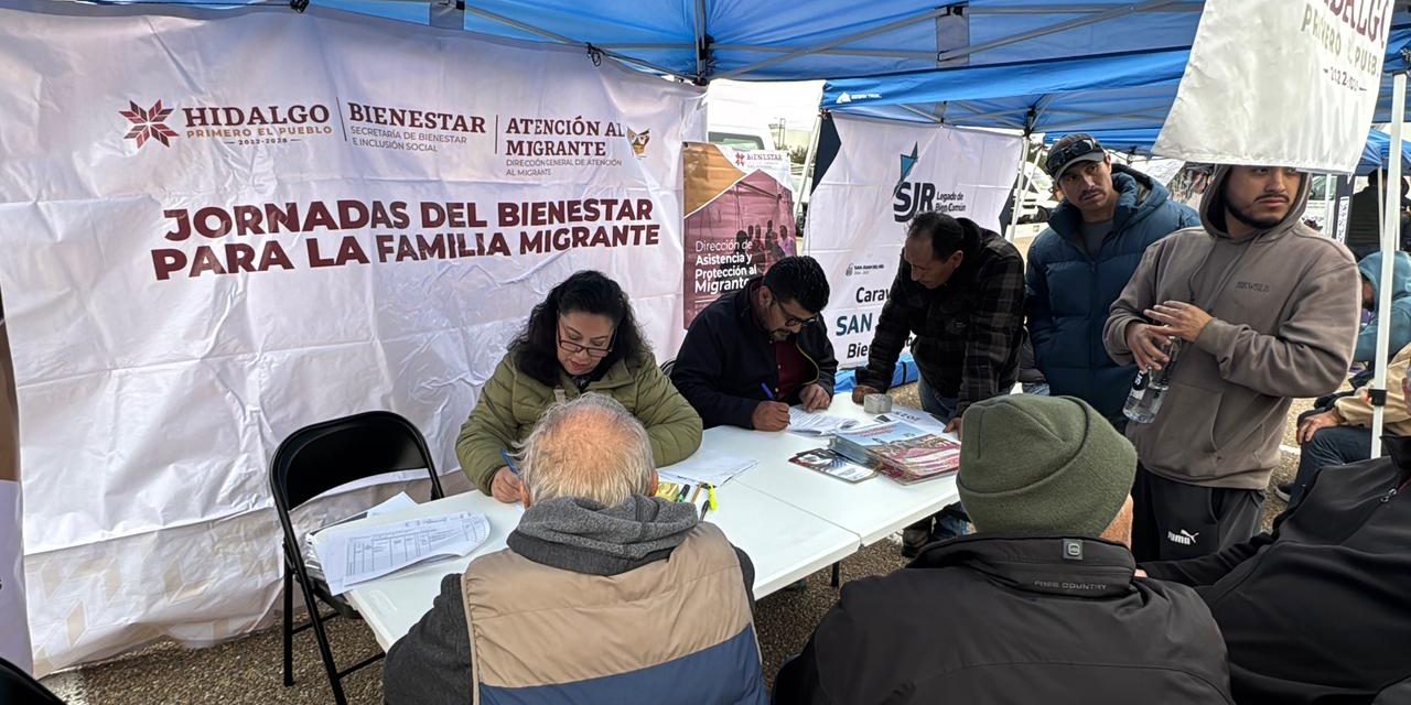 Acompañan a caravana migrante con destino a Hidalgo