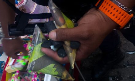 En Pachuca van decomisados 158 kilogramos de pirotecnia