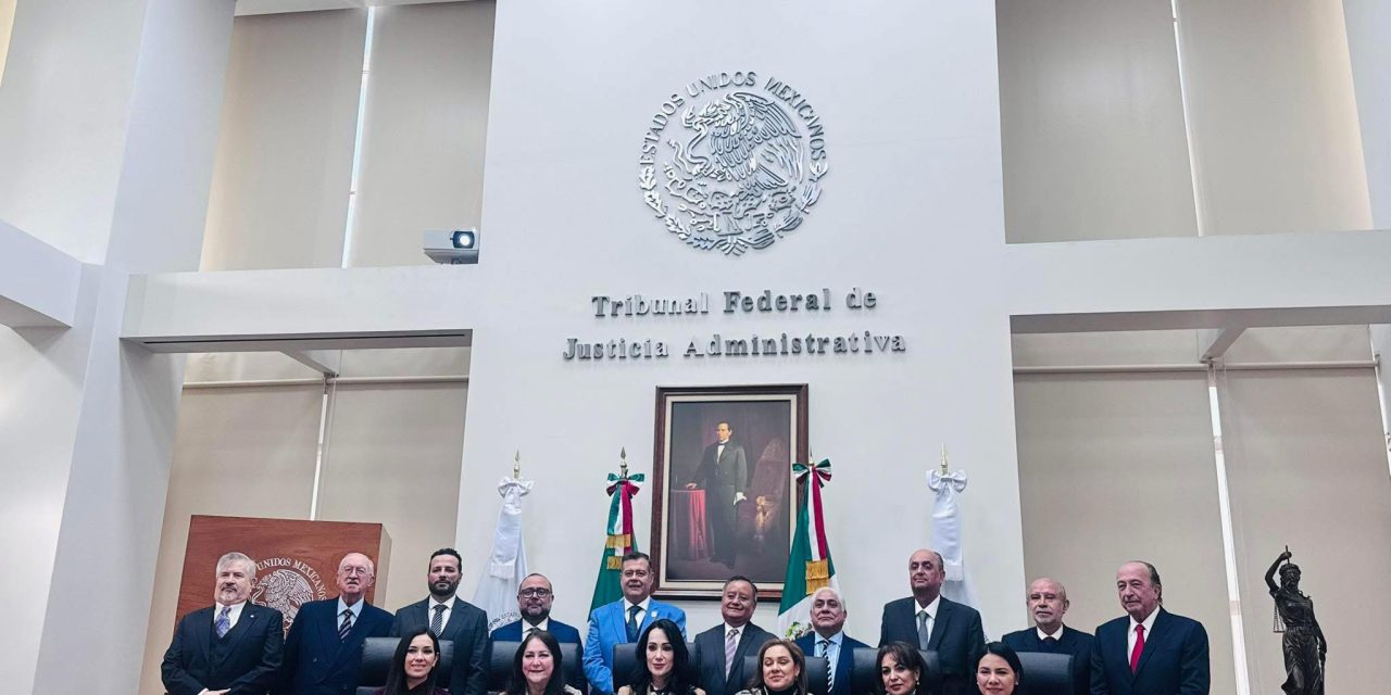 Amieva rinde protesta como presidente del Tribunal Federal de Justicia Administrativa