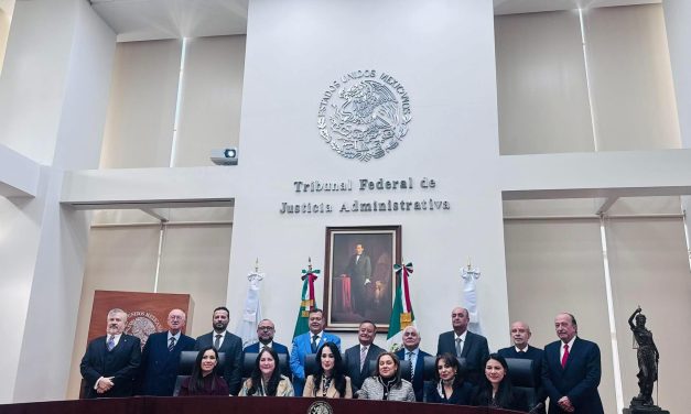 Amieva rinde protesta como presidente del Tribunal Federal de Justicia Administrativa