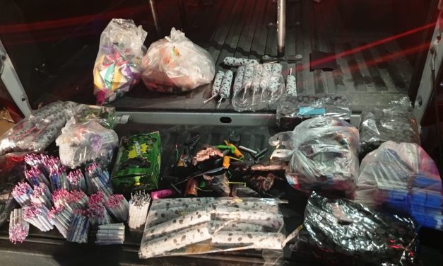 Aseguran más de 800 kilogramos de pirotecnia en el estado