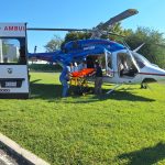 Trasladan vía aérea a menor herida desde Pisaflores