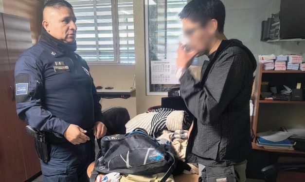 Detienen a hombre con droga en la Central de Autobuses