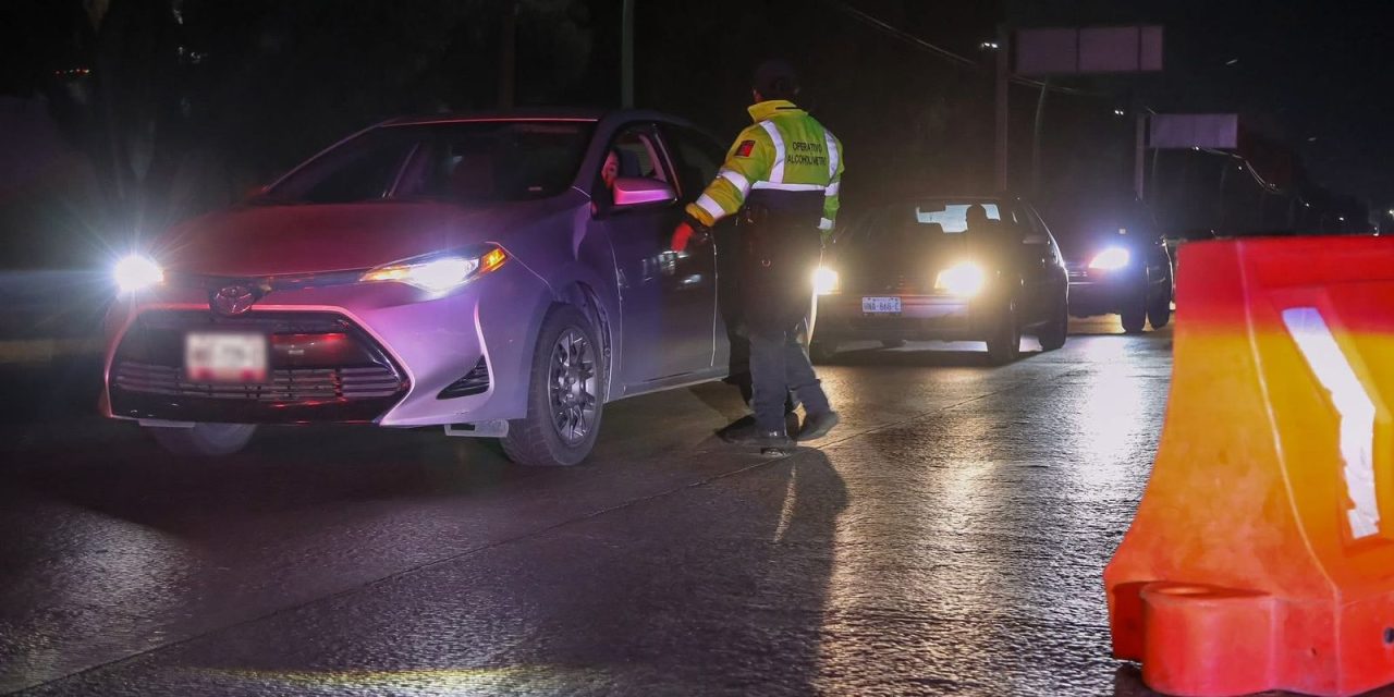Cayeron 139 al alcoholímetro durante fiestas decembrinas