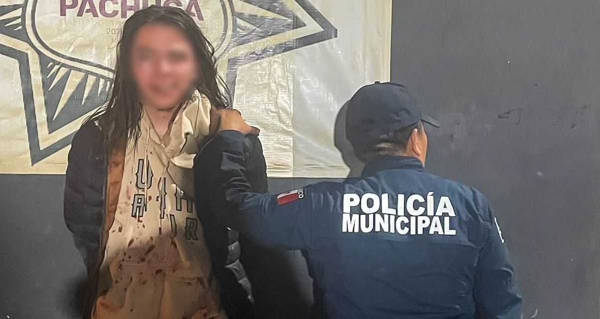 Detienen a presunto responsable de robo a tienda en Pachuca