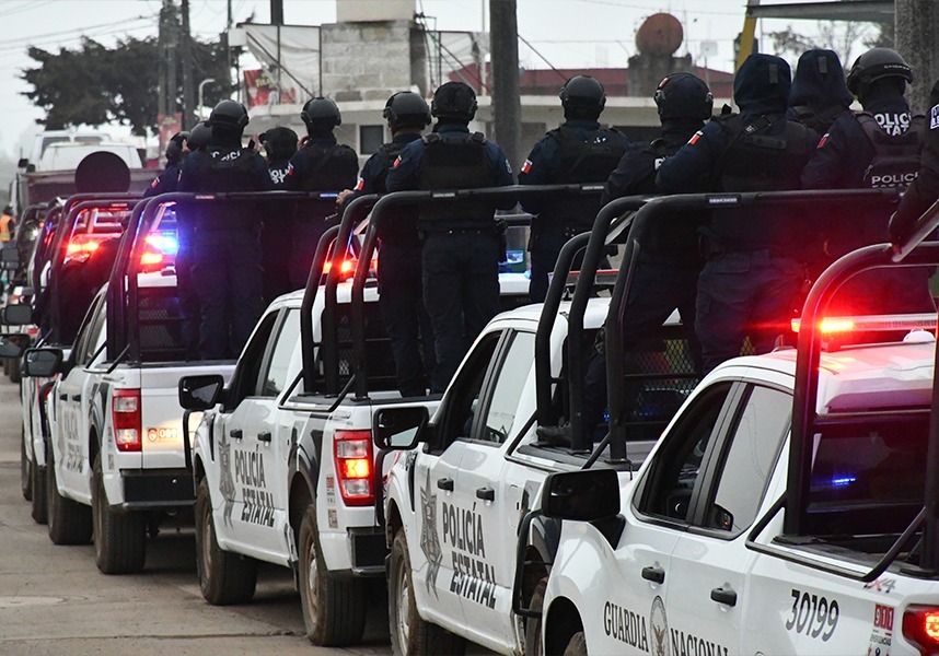 Despliegan operativo de 620 elementos en la región Tula