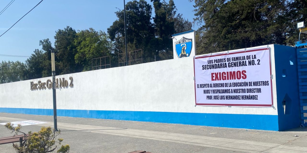 Secundaria General 2 de Pachuca vive tensión interna