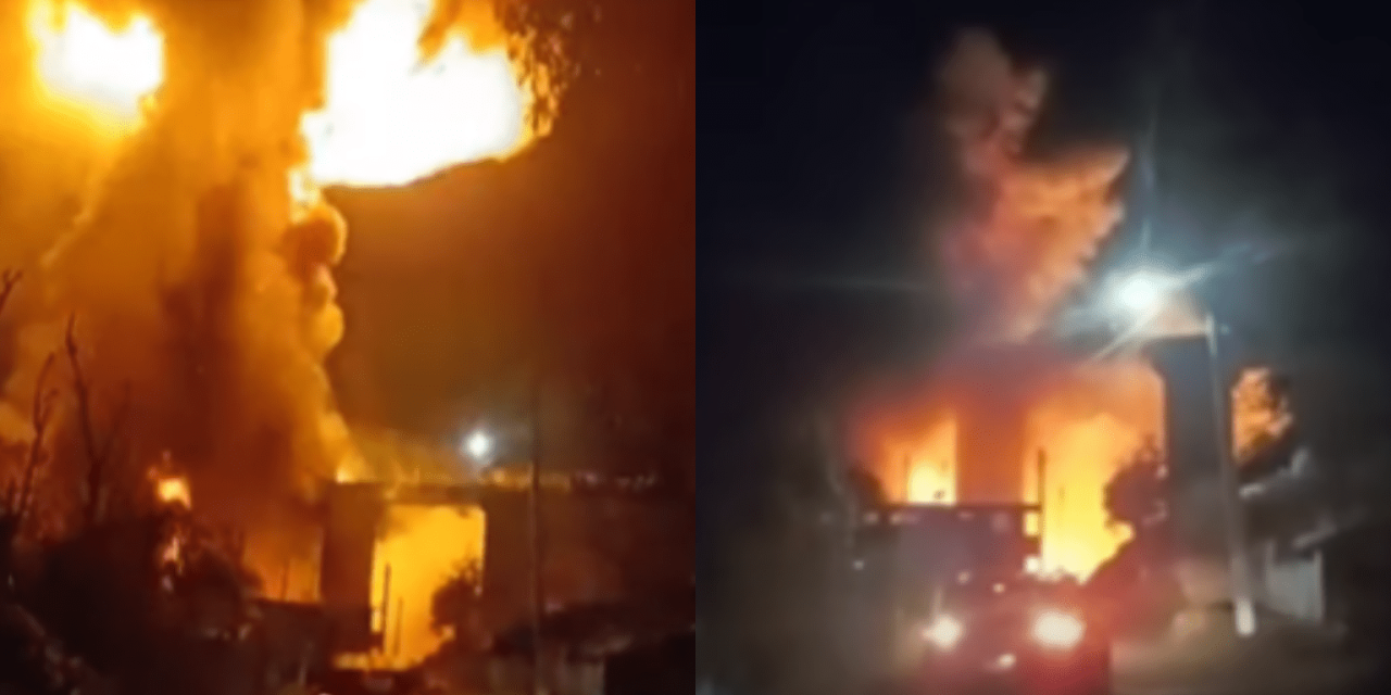 Muere chofer de pipa tras explosión en la autopista México-Tuxpan