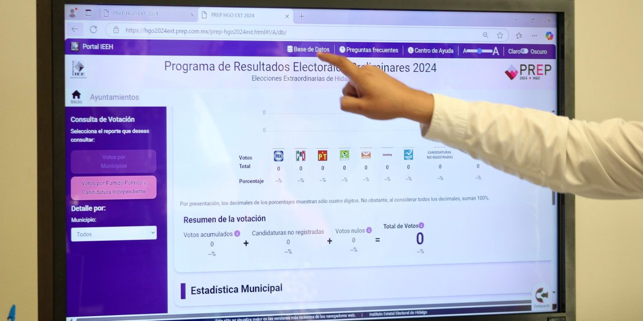 Con reforma electoral podría desaparecer el PREP
