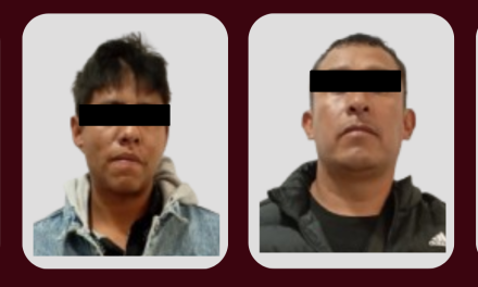Capturan a cuatro sujetos por agresión a mano armada en Tizayuca