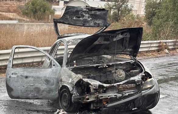 Reportan autos incendiados en 6 municipios