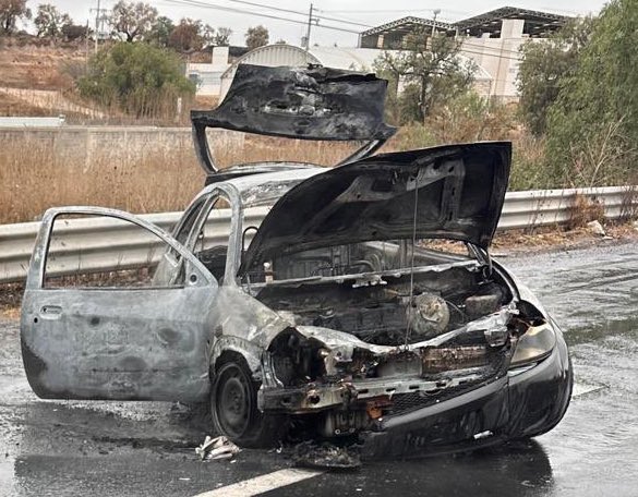 Reportan autos incendiados en 6 municipios