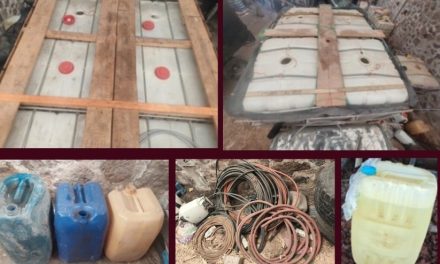 Desmantelan punto de huachicol en Alfajayucan; hay 1 detenido