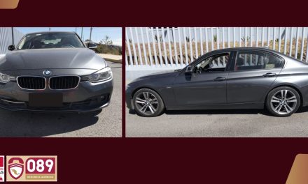 Recuperan BMW robado y detienen a 2 de Sinaloa