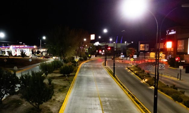 Modernizan luminarias del bulevar Nuevo Hidalgo en su segunda etapa