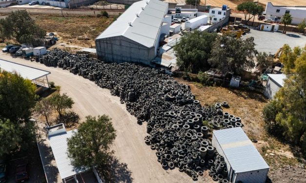 En Pachuca recolectan más de 10 mil llantas para reciclaje