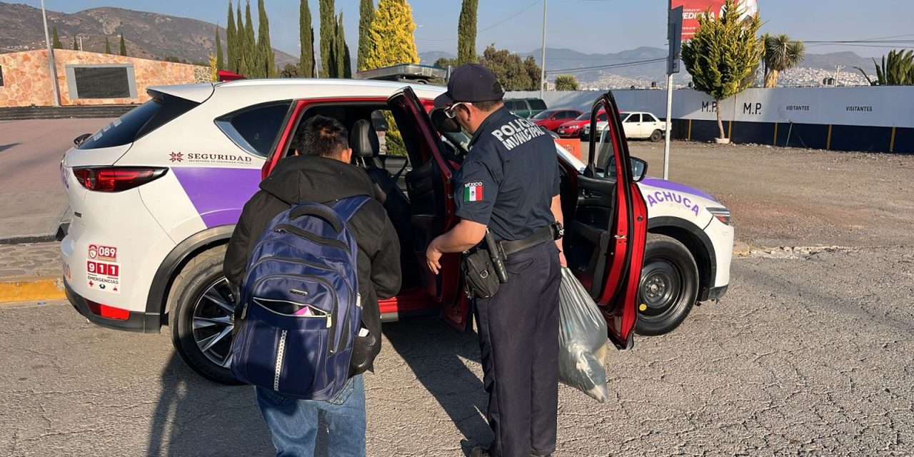 Segurichat permite localizar a familiares de persona desorientada en Pachuca