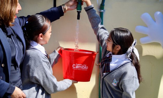 Grupo Rica hace posible sistema de captación pluvial en escuela de MR