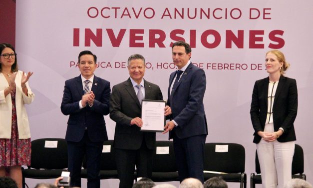 Llegarán a Hidalgo 8 mil mdp en inversiones
