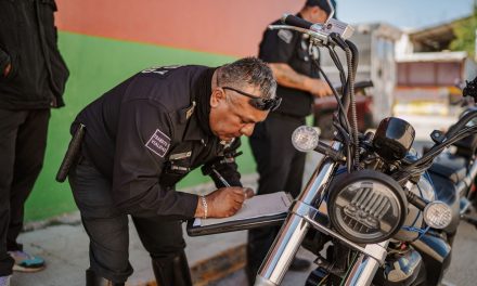 Impulsan operativo «Moto Segura» en colonias de Pachuca