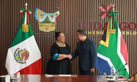 Hidalgo fortalece relación con Sudáfrica rumbo al Mundial 2026
