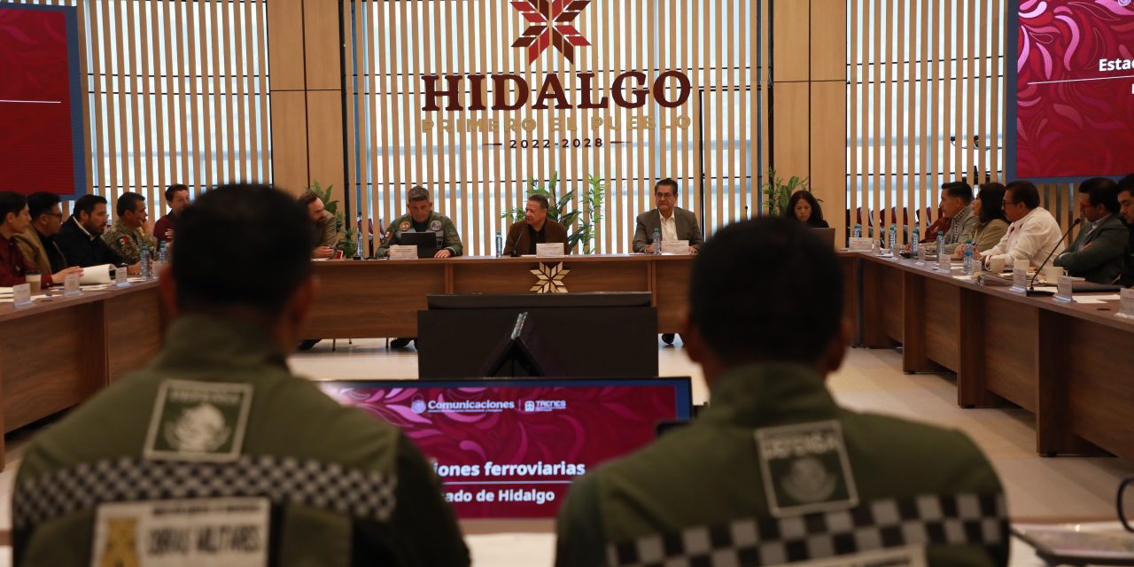 Revisan avances del tren AIFA-Pachuca