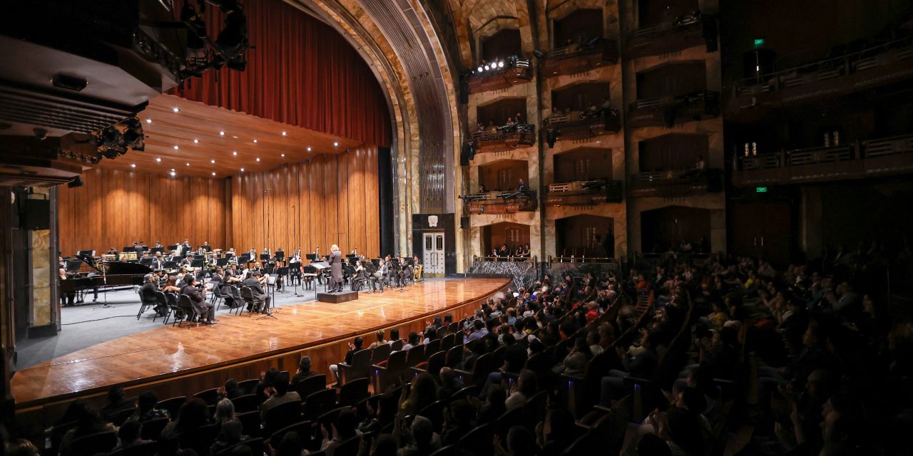 Banda Sinfónica del Estado de Hidalgo luce con presentación en Bellas Artes
