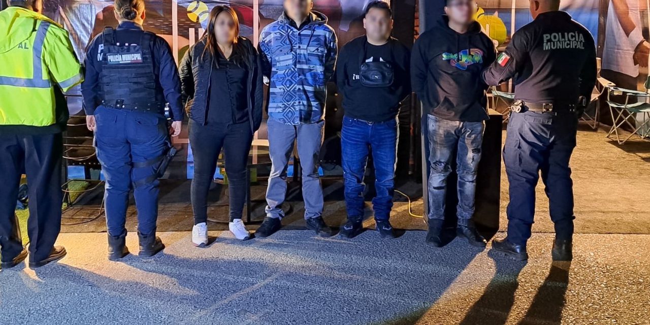 Detienen a 4 personas en Pachuca por cometer fraude con juegos de azar