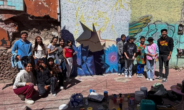Alistan mural conmemorativo al 8M realizado por niñas y niños