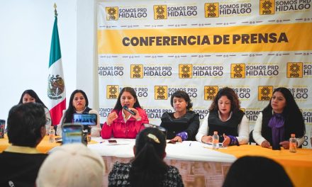 Mujeres del PRD Hidalgo exigen alerta de violencia de género