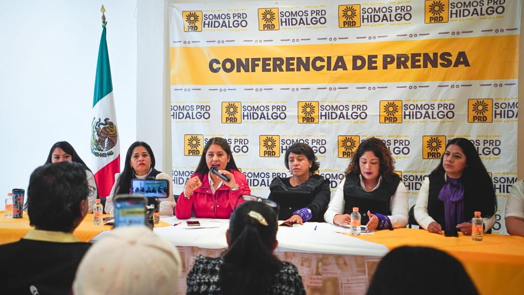 Mujeres del PRD Hidalgo exigen alerta de violencia de género