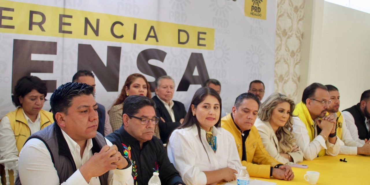 PRD Hidalgo va sin alianzas en el 2027