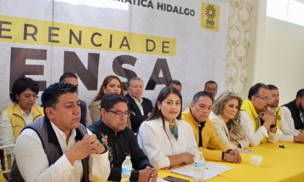 PRD Hidalgo va sin alianzas en el 2027