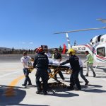 Traslado aéreo garantiza atención especializada a paciente de la Huasteca