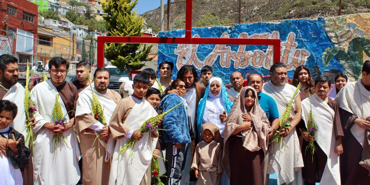 Da inicio la Semana Santa en El Arbolito