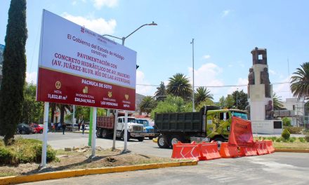 Con 38 mdp rehabilitarán Avenida Madero de Pachuca