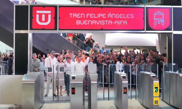Avanza tren México-Pachuca; inauguran tramo Buenavista-AIFA