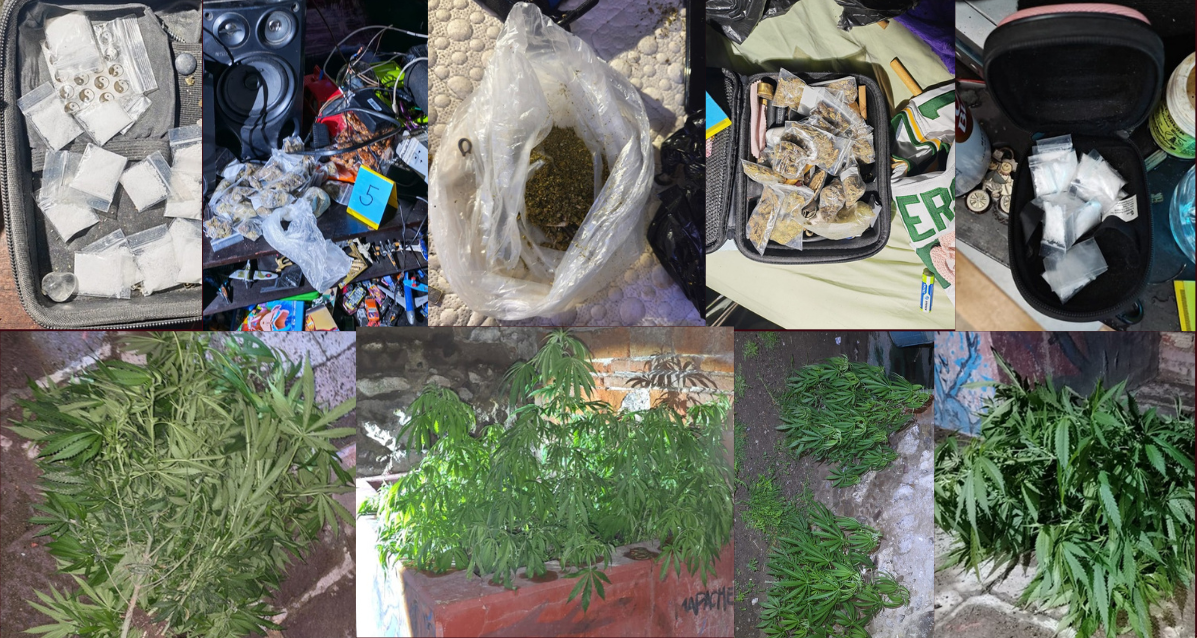 Desmantelan puntos de venta de droga en Pachuca