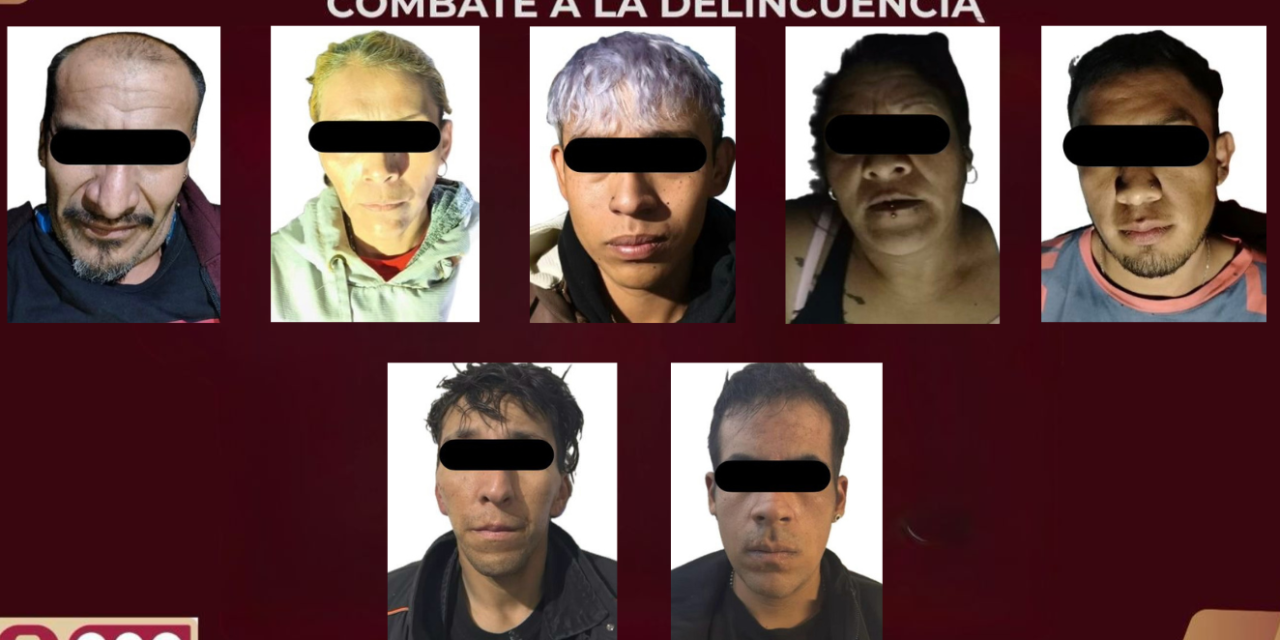 Se van presos  ‘El Narizón’ y 6 más